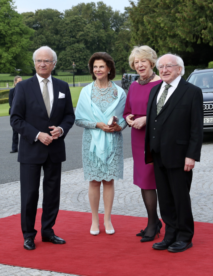 President hosts a State Dinner in honour of Their Majesties King Carl XVI Gustaf and Queen Silvia of Sweden