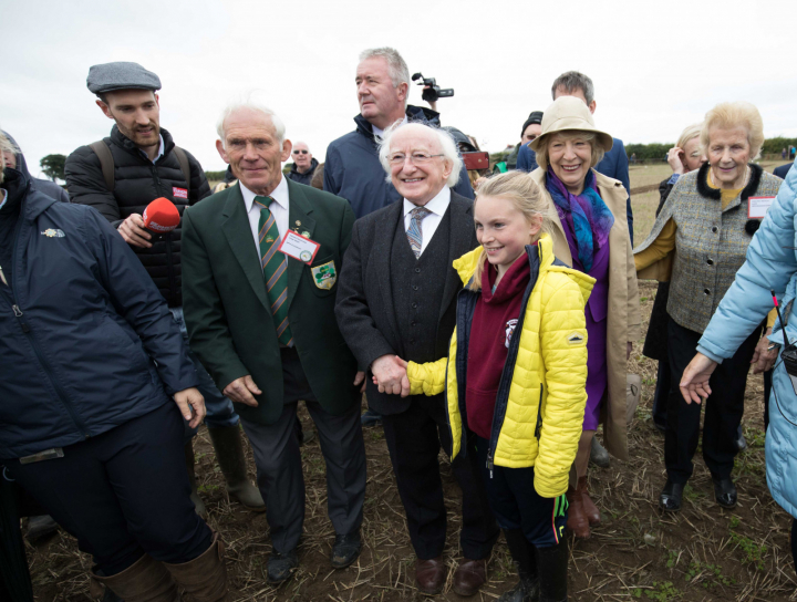 An Comórtas Náisiúnta Treabhdóireachta á oscailt go hoifigiúil ag an Uachtarán, 2018