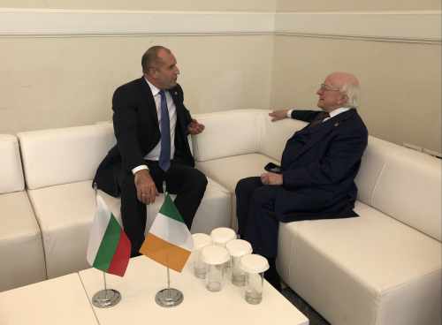President meets with the President of Bulgaria, Mr. Rumen Radev