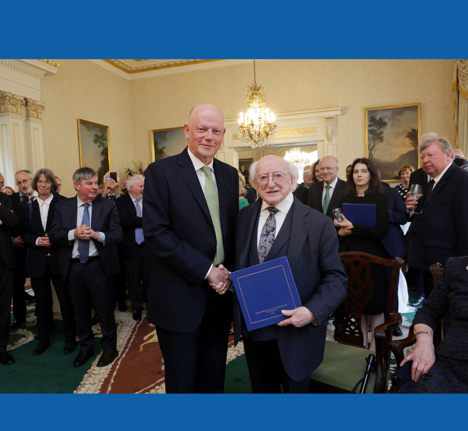 President marks the centenary of the Irish Courts system