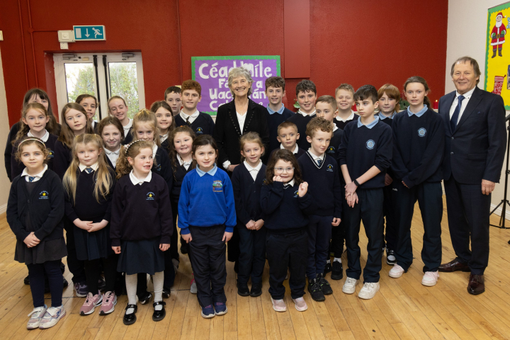 President Connolly visits Lettermullen Heritage Centre