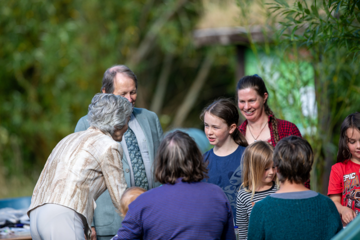 President Connolly visits The Organic Centre