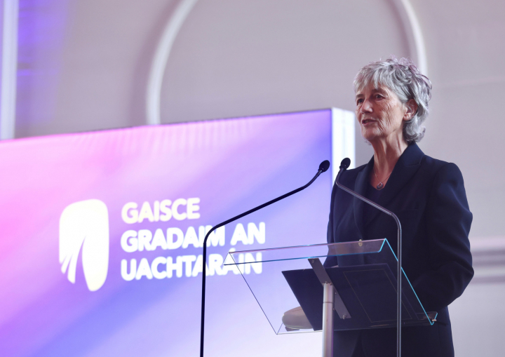 President Connolly presents Gaisce Gold Awards