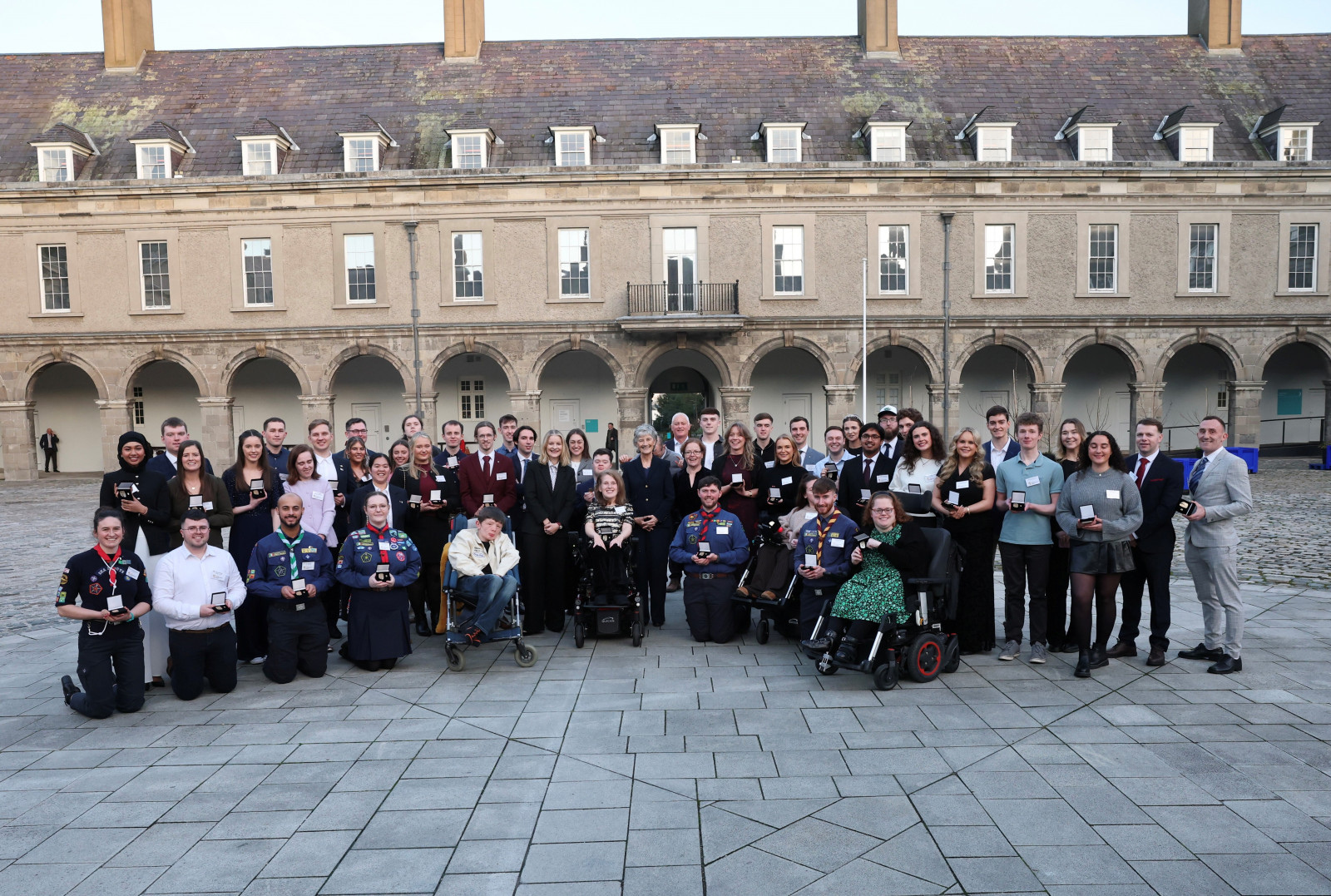 President Connolly presents Gaisce Gold Awards