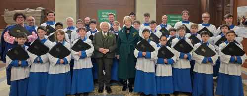 President and Sabina attend St. Patrick’s Day Mass