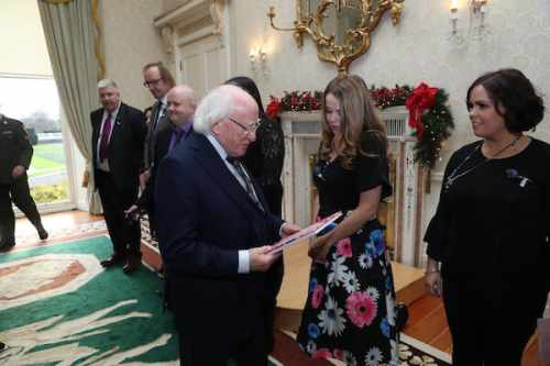 President receives members of Cystic Fibrosis Ireland