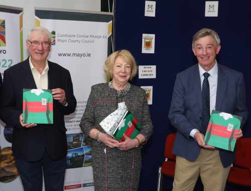 Sabina Higgins jointly launches “We are Mayo” with Tom Brett and Sean Rice