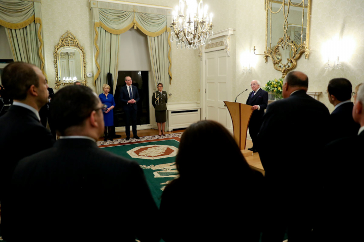 President receives Tánaiste Simon Coveney and a number of Foreign Affairs Ministers
