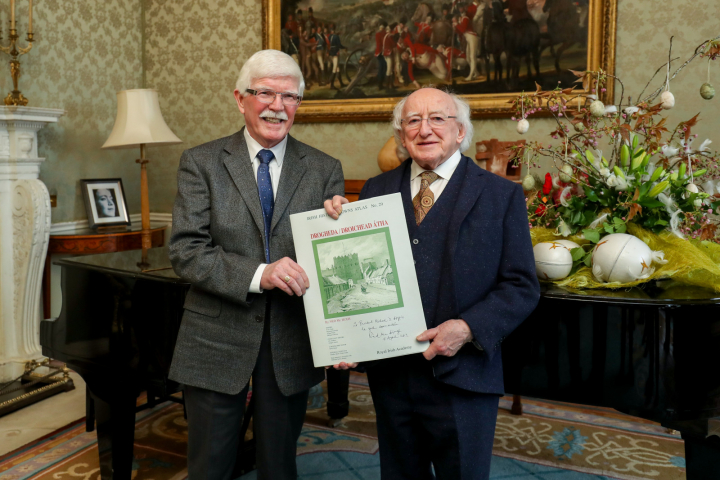 President receives authors of the RIA Irish Historic Towns Atlas No. 29