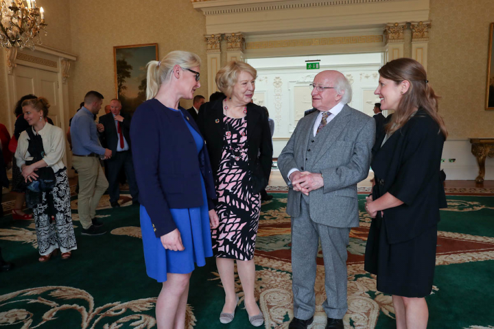 President receives representatives from the Irish Prison Service and Gaisce, the President’s Award
