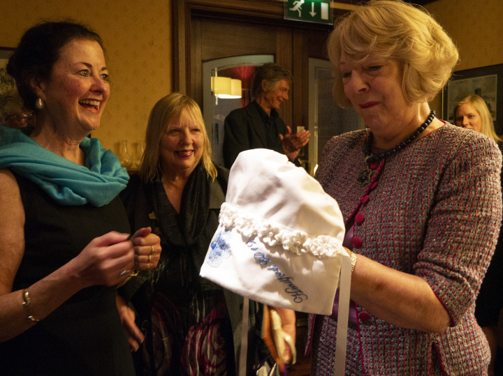Sabina attends an event organised by the Headford Lace Project