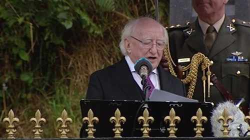 President delivers the oration at the Annual Michael Collins Commemoration in Béal na Blá