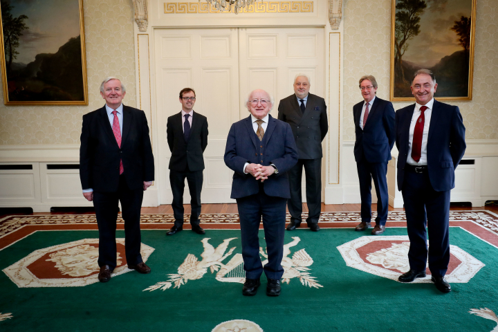 President receives delegation from the Royal Academy of Engineering and the Irish Academy of Engineering
