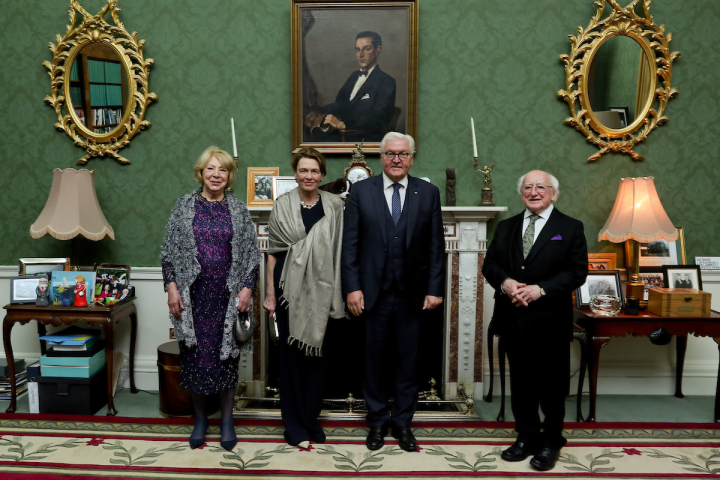 President hosts a State Dinner in honour of Mr. Frank-Walter Steinmeier, President of the Federal Republic of Germany and Ms Elke Büdenbender