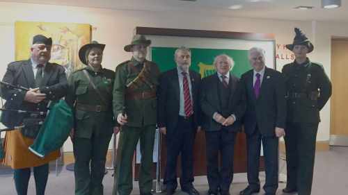 President attends the commemoration of the founding of the Irish Citizen Army