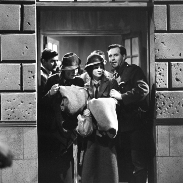 GPO evacuation scene from Insurrection (1966)