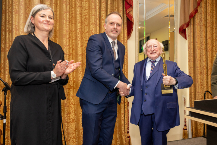 President receives the IDEA ‘Global Voice for Humanity’ Award