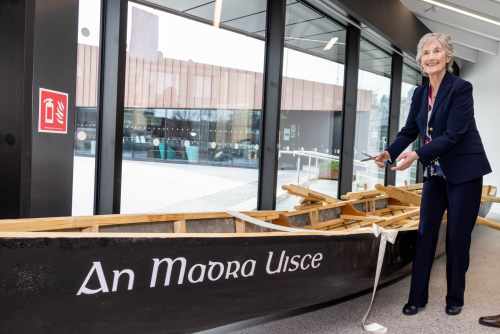 Freastalaíonn an tUachtarán Connolly ar sheoladh “Curachaí na Life”