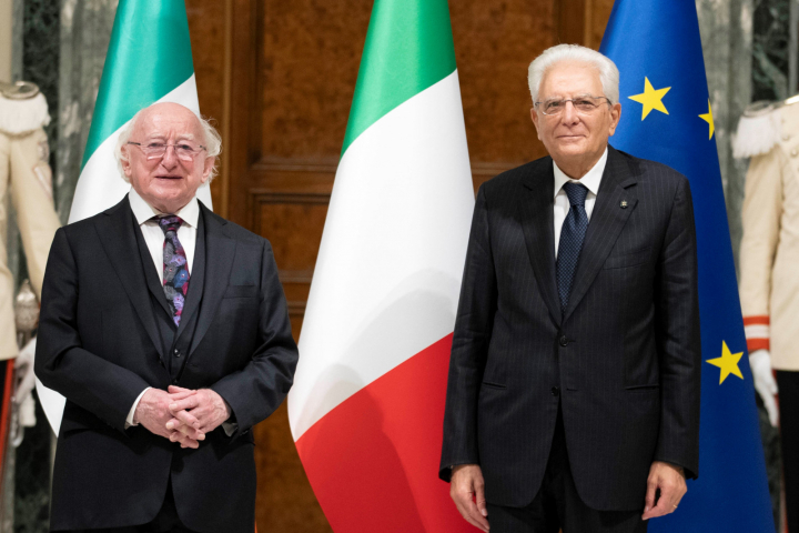 President meets with H.E. Mr. Sergio Mattarella, President of the Italian Republic