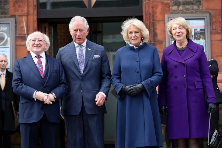 President and Prince of Wales visit University of Liverpool