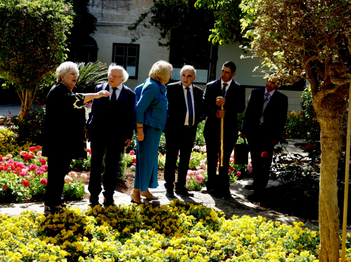 President attends Tree planting ceremony at San Anton Palace