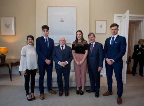 President attends the All Ireland Scholarships Awards Ceremony