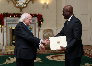 H.E. Mr. Georges Aboua, Ambassador of Cote d'Ivoire