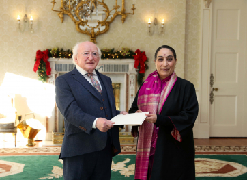 H.E. Ms. Vijay Thakur Singh, Ambassador of the Republic of India