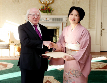 H.E. Mrs. Mari Miyoshi, Ambassador of Japan