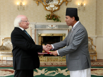 H.E. Dr. Durga Bahadur Subedi, Ambassador of Nepal