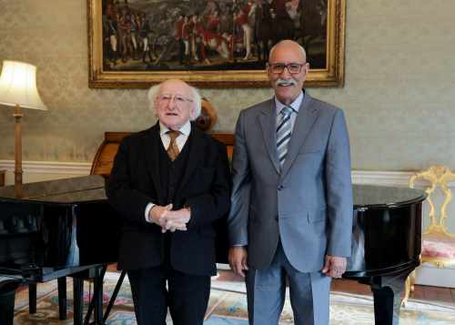 President receives H.E. Mr. Brahim Ghali, Secretary-General of Polisario, on a courtesy call