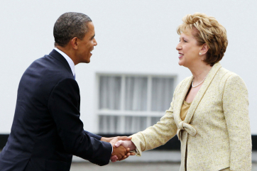 23-5-2011 US President Obama visits Áras an Uachtaráin