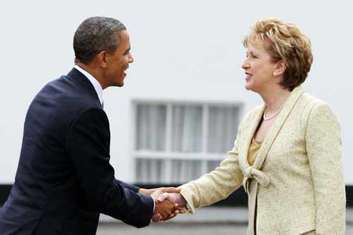 23-5-2011 US President Obama visits Áras an Uachtaráin