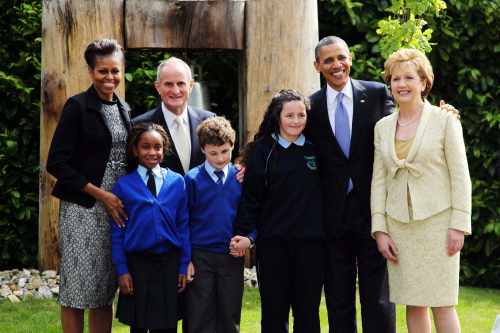 23-5-2011 US President Obama visits Áras an Uachtaráin