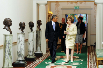 23-5-2011 US President Obama visits Áras an Uachtaráin