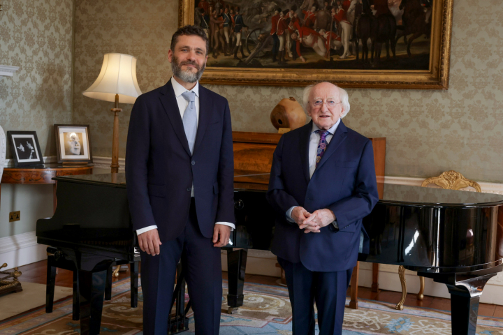 President receives Dr. Antonio Bibbò on a courtesy call
