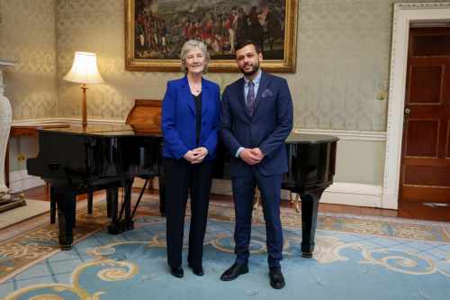  President Connolly receives Mr. Arab Barghouti on a courtesy call