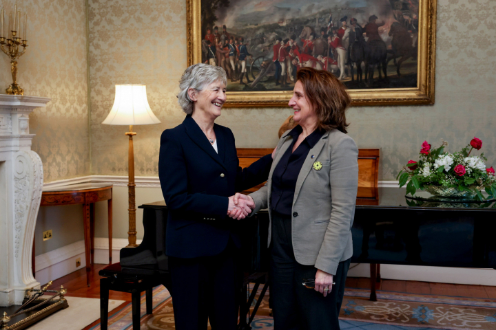 President Connolly receives European Commission Executive Vice-President, Teresa Ribera