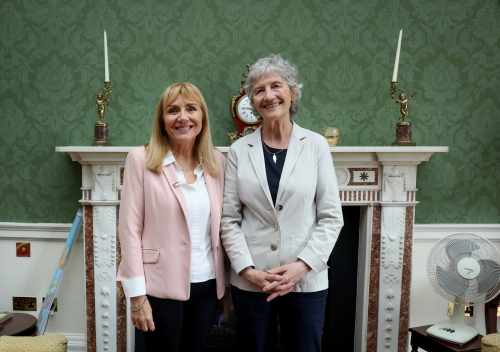 President Connolly receives Senator Frances Black on a Courtesy Call