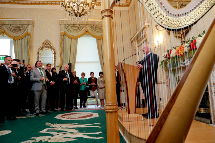 President and Sabina host a reception for Honorary Consuls in recognition of their work overseas