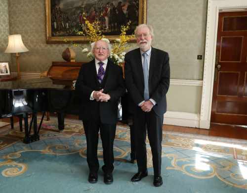 President receives Professor Paul Collier on a courtesy call