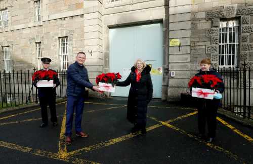 Sabina Higgins visits a number of prisons in the Dublin area