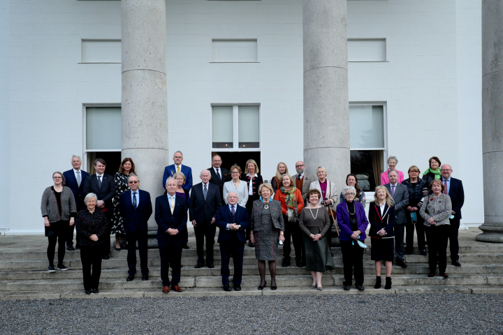 Óstálann an tUachtarán fáiltiú i gcuimhne ar Idirbheartaíocht Chonradh 1921