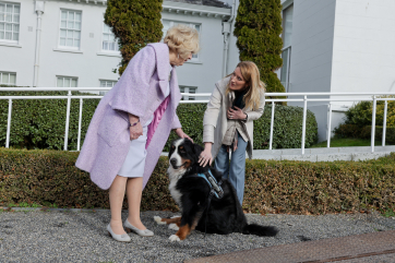Bród with President of the European Parliament Roberta Metsola 2023