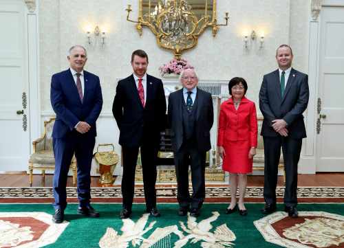 H.E. Mr. Richard Andrews, Ambassador of Australia, was accompanied by his wife, Mrs. Saovanee Andrews, and by Mr. Simon Mamouney, Deputy Head of Mission