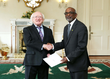 H.E. Mr. Cenio Elwin Lewis, Ambassador of Saint Vincent and the Grenadines