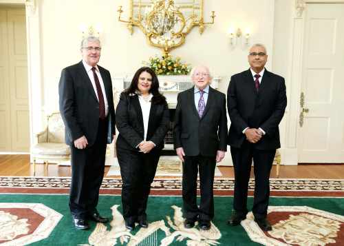 H.E. Ms. Soha Gendi, Ambassador of the Arab Republic of Egypt and Mr. Ahmed Mostafa Mohamed, Minister Plenipotentiary and Deputy Head of Mission