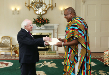 H.E. Mr. Victor Emmanuel Smith, Ambassador of the Republic of Ghana