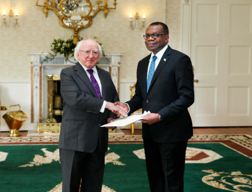 H.E. Mr. Muyeba Shichapwa Chikonde, Ambassador of the Republic of Zambia