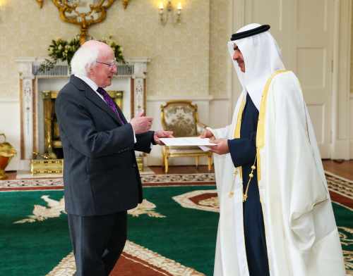 H.E. Mr. Shaikh Fawaz bin Mohamed Al Khalifa, Ambassador of the Kingdom of Bahrain